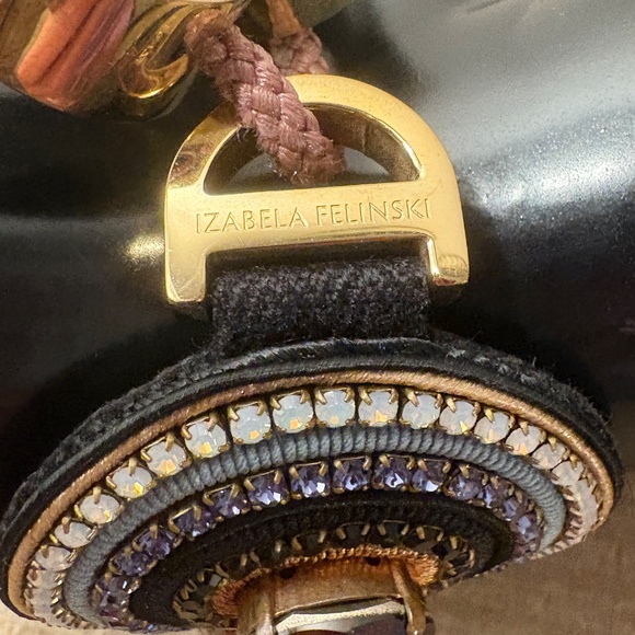 IZABELA FELINSKI BURGUNDY STONE  BRACELET - Picture 4 of 11